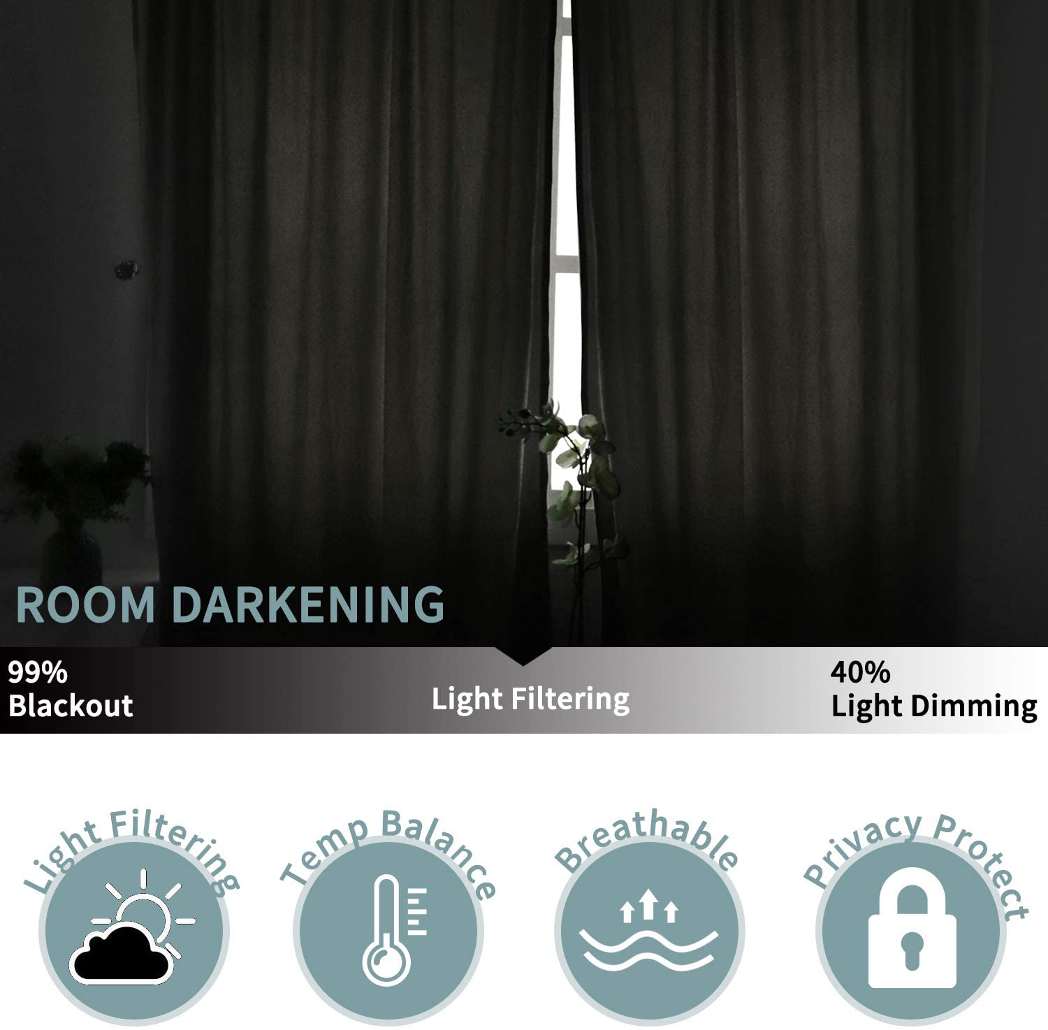 Thick Velvet Blackout Curtain Winter Living Room Bedroom Plush Curtain 1 Panel Ebay
