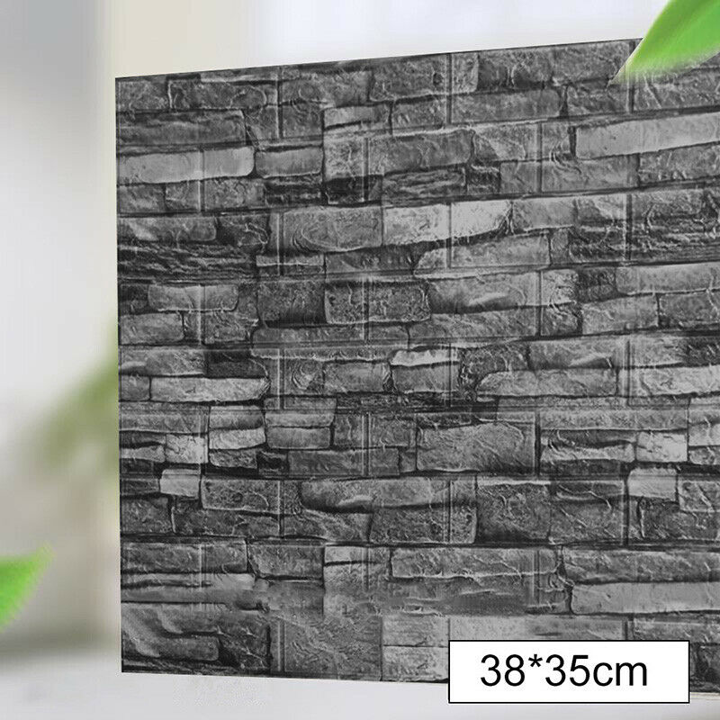 10X 3D Peel Stick on Tile Self Adhesive Kitchen Bathroom 3D Wall ...