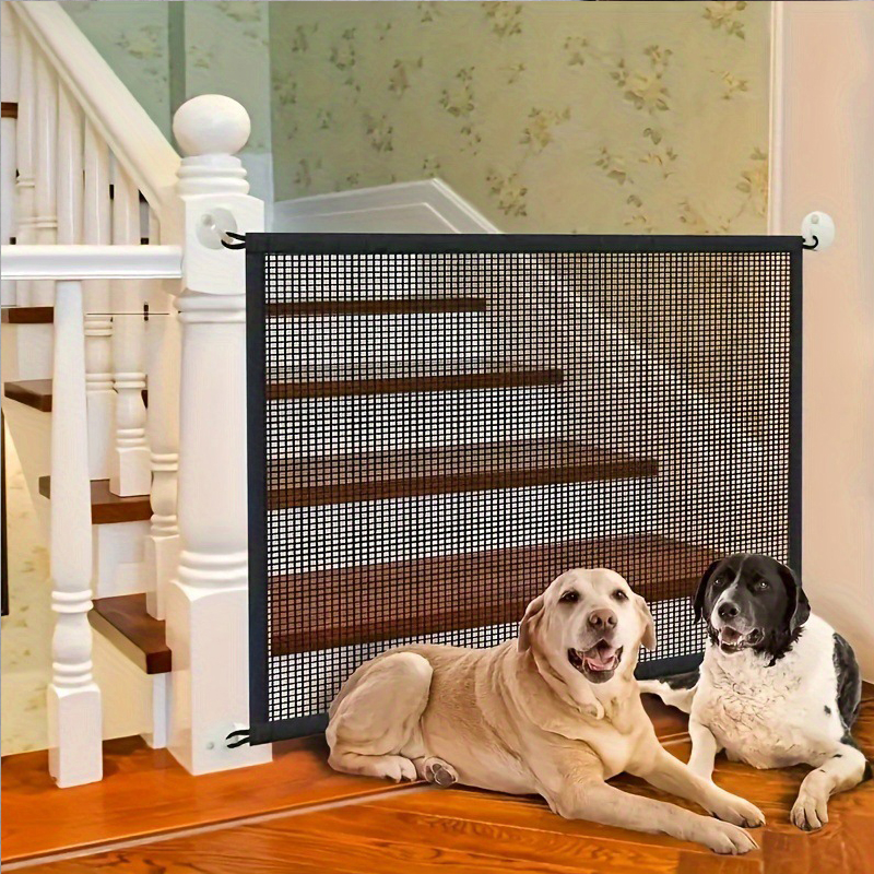 Pet Isolation Mesh No Drilling Safety Fences Net Portable Dog Cat Stair Door - Pet Supplies - Malmee Shop UK Pet Isolation Mesh No Drilling Safety Fences Net Portable Dog Cat Stair Door - Pet Supplies - Malmee Shop UK