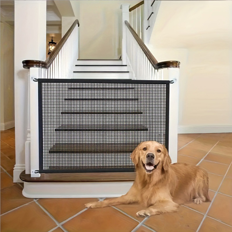 Pet Isolation Mesh No Drilling Safety Fences Net Portable Dog Cat Stair Door - Pet Supplies - Malmee Shop UK Pet Isolation Mesh No Drilling Safety Fences Net Portable Dog Cat Stair Door - Pet Supplies - Malmee Shop UK