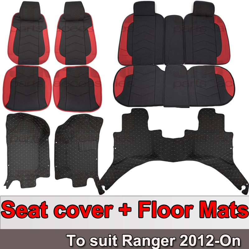 Custom Fits Waterproof Seat Covers Floor Mats For Ford Ranger