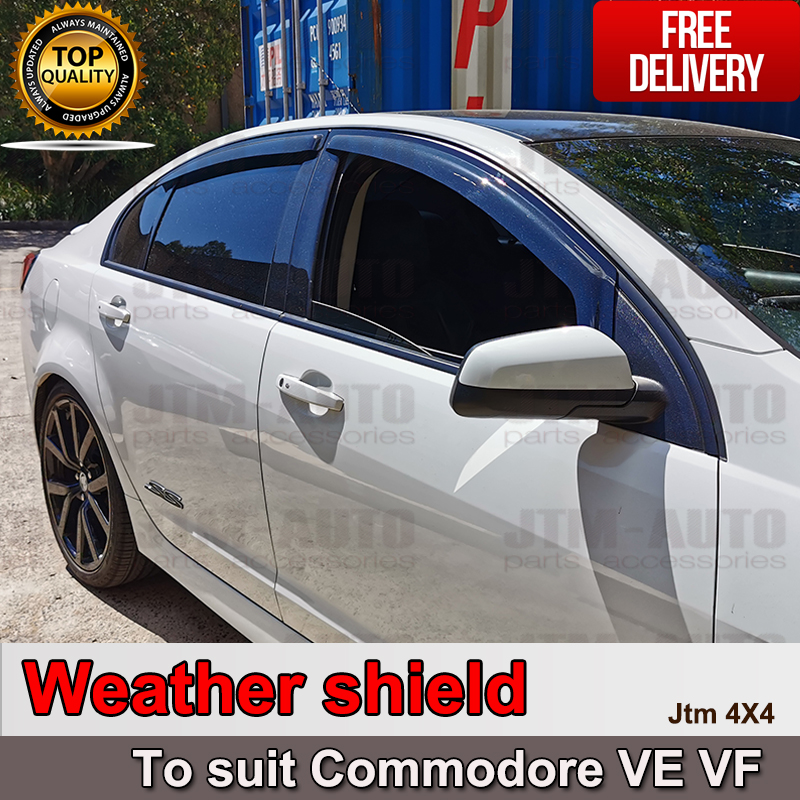 Premium Weather Shield Window Visors weathershield for Holden Commodore ...