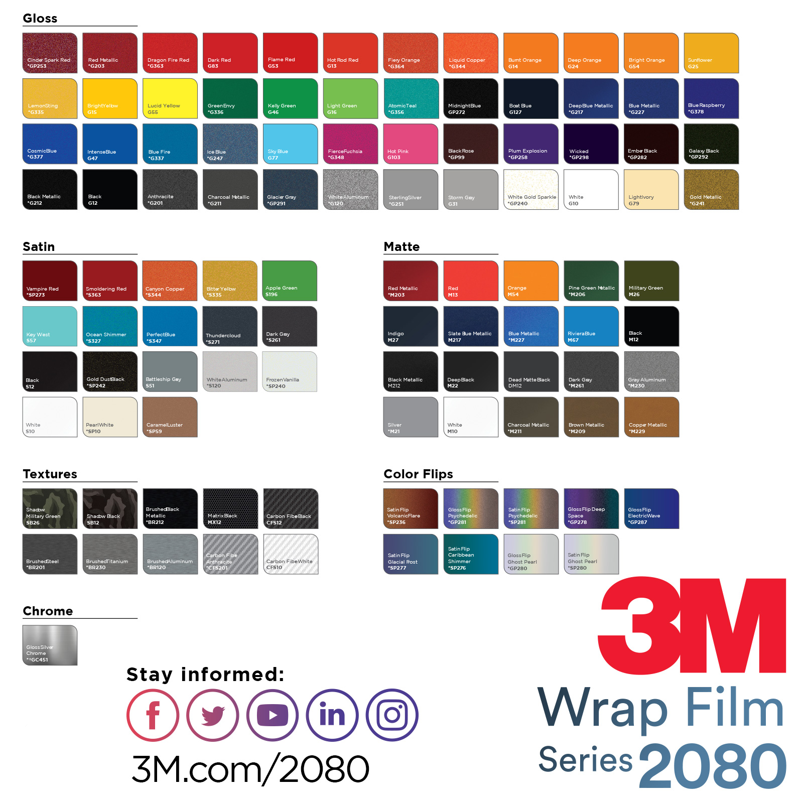 3M™ Wrap Film 2080 Autofolie M227 Matte Blue Metallic
