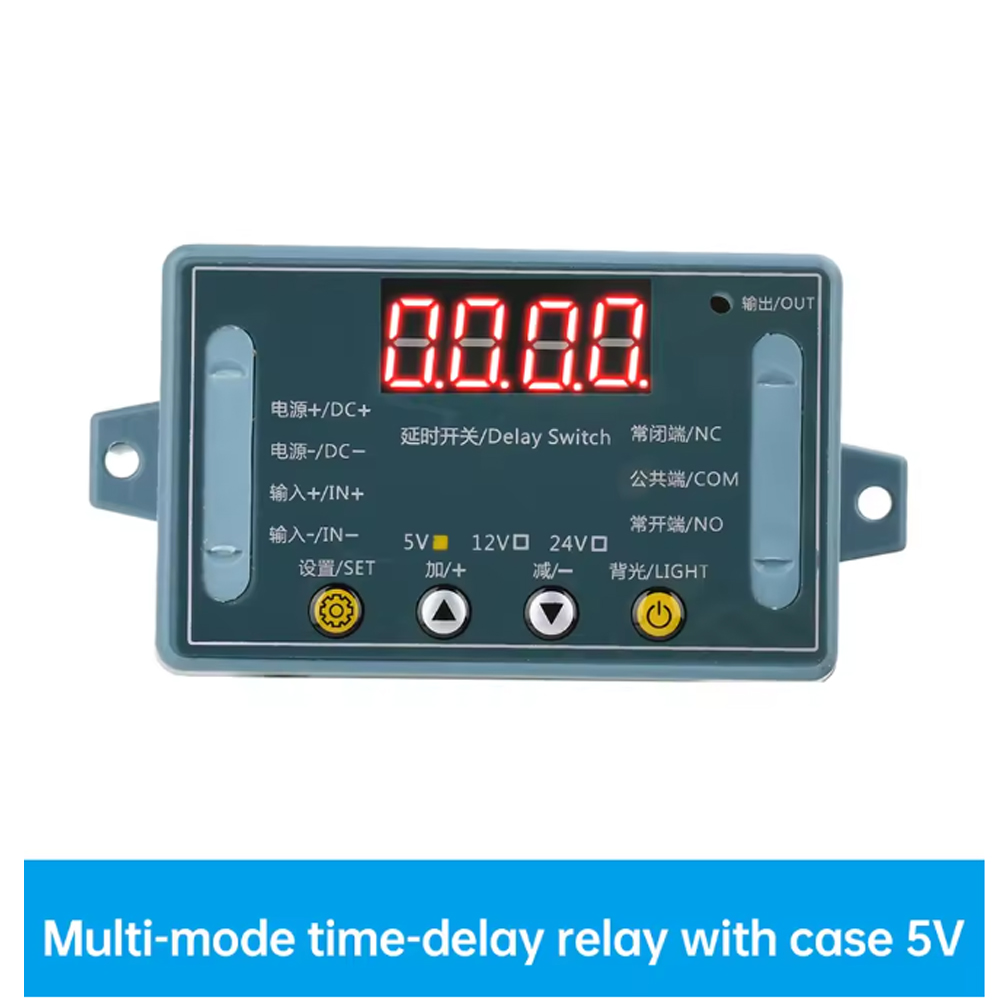DC 5V/24V 10A Delay Time Relay Module Programmable LED Timer Control ...