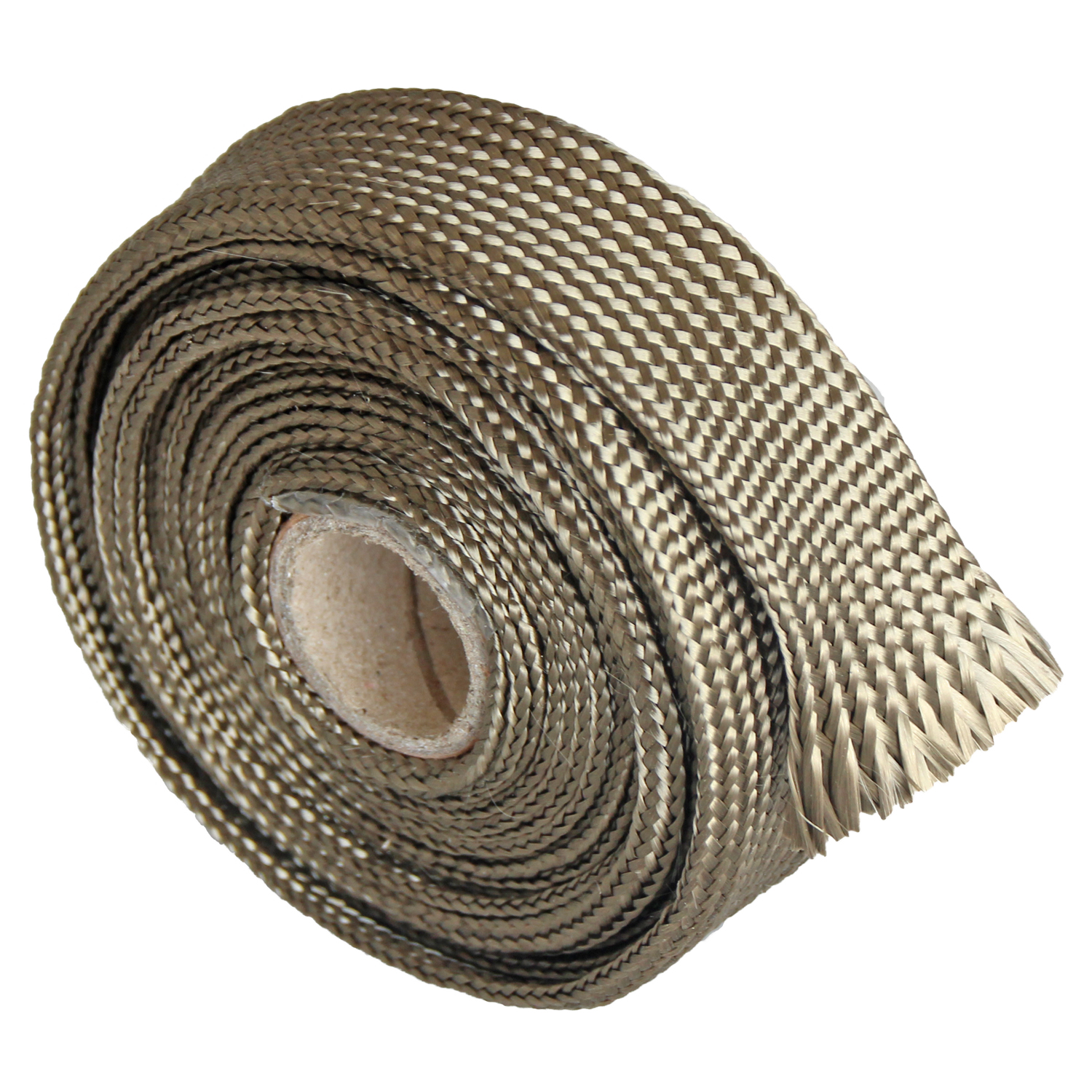 3/5" ID X 10'Titanium Fiberglass Heat Wrap Shield Sleeve Roll For Car