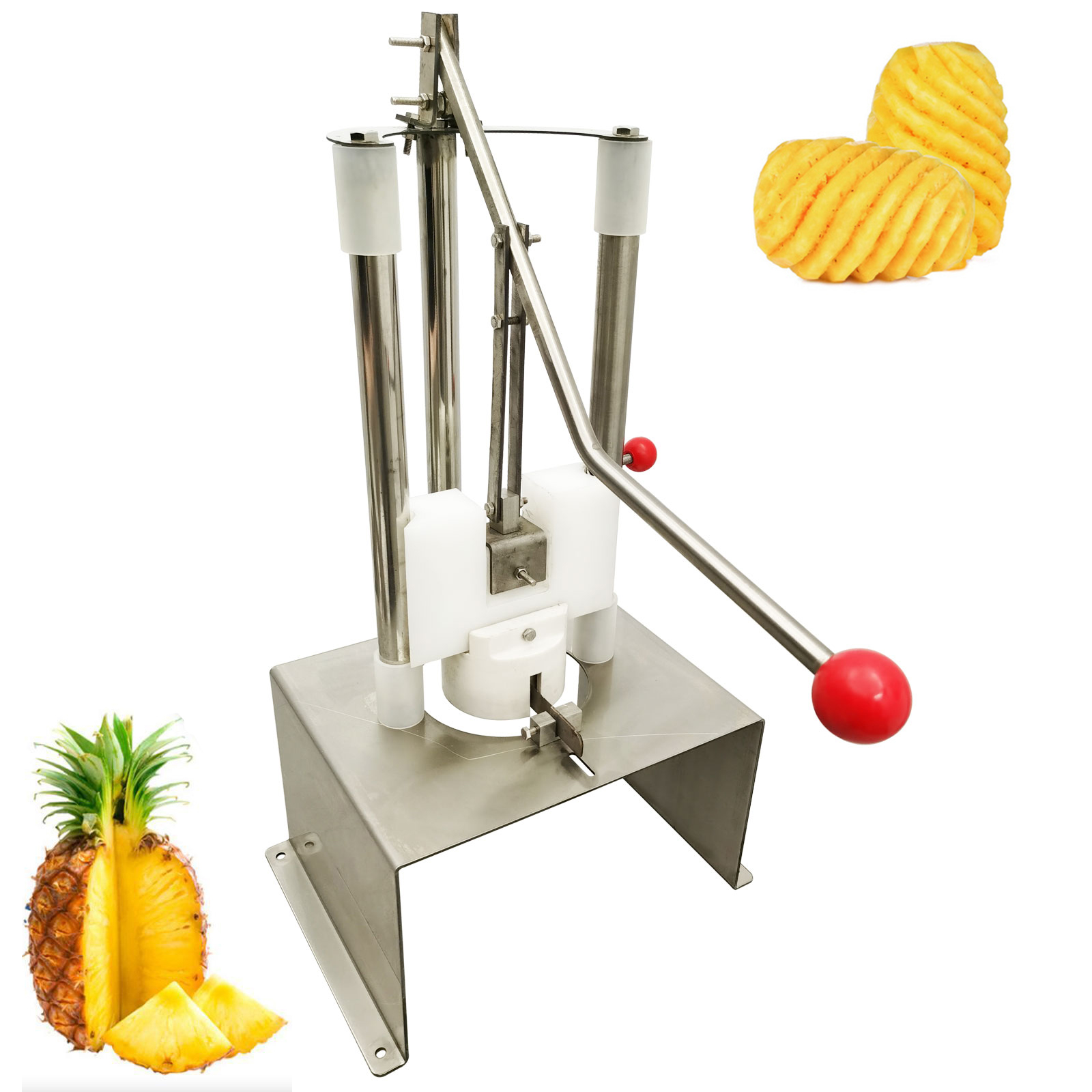 Manual Pineapple Peeler Corer Pineapple Skin Peeling Machine Stainless Steel