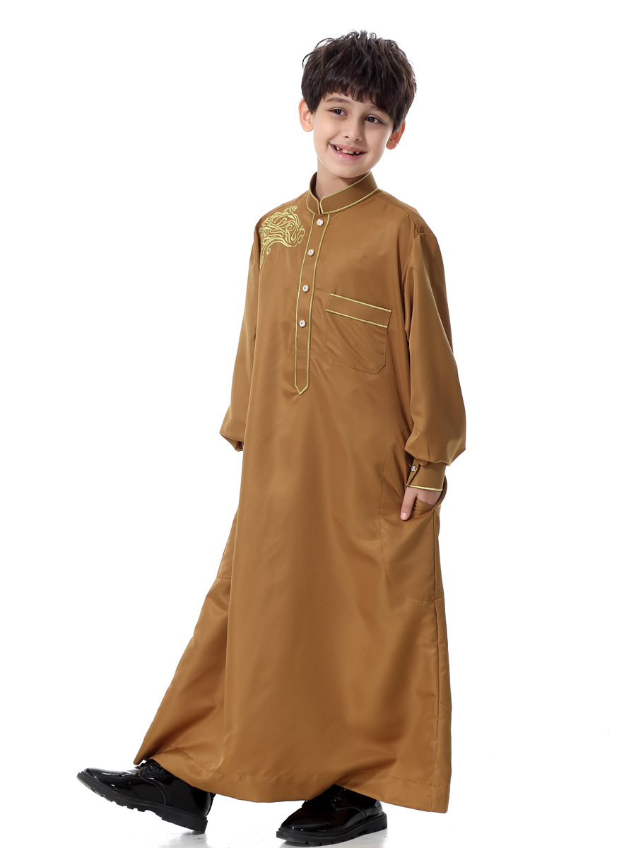 Boys Muslim Moroccan Kaftan Islamic Dress Arabic Maldives