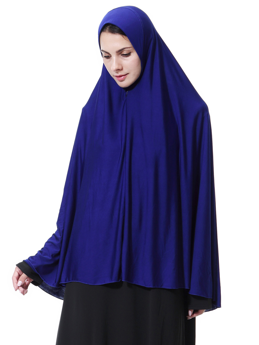 Muslim Women Jilbab Long Prayer Scarf Hijab Islam Amira Large Overhead ...