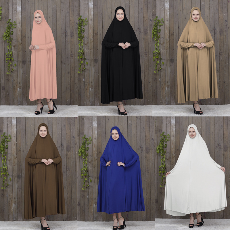 Muslim Women Overhead Jilbab Long Hijab Abaya Khimar Scarf Arab Prayer Dresses Muslim Women Overhead Jilbab Long Hijab Abaya Khimar Scarf Arab Prayer Dresses