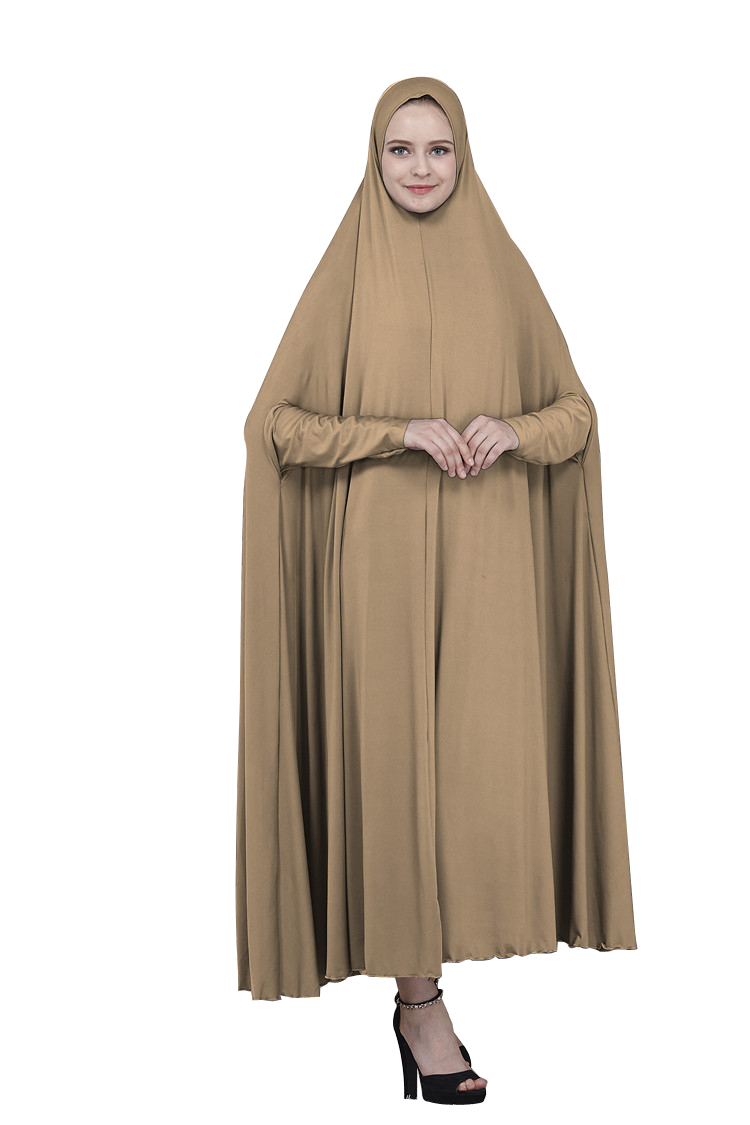  Muslim  Women Ladies Full  Cover Long Hijab Prayer Dress  