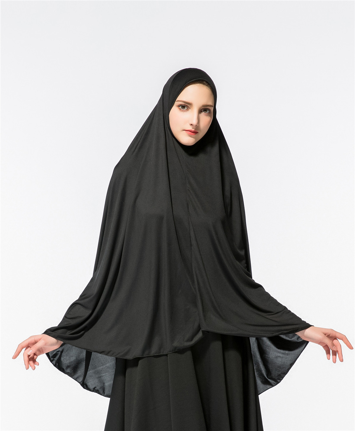 Long Khimar Hijab Scarf Muslim Amira Prayer Abaya Jilbab Women Overhead Clothes Ebay