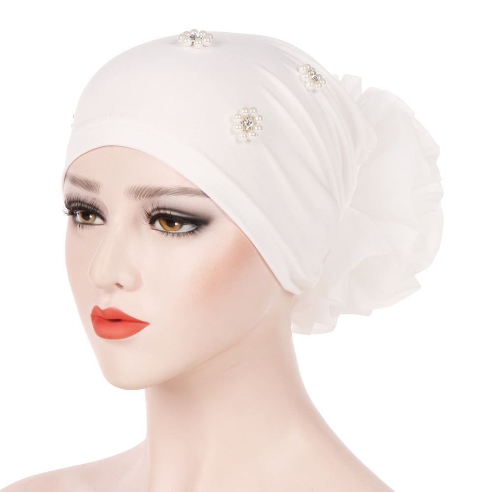 YEZIJIN Women Muslim Stretch Turban Hat Chemo Cap Hair Loss Head Scarf Wrap Hijib Cap Summer Best 2019 New 