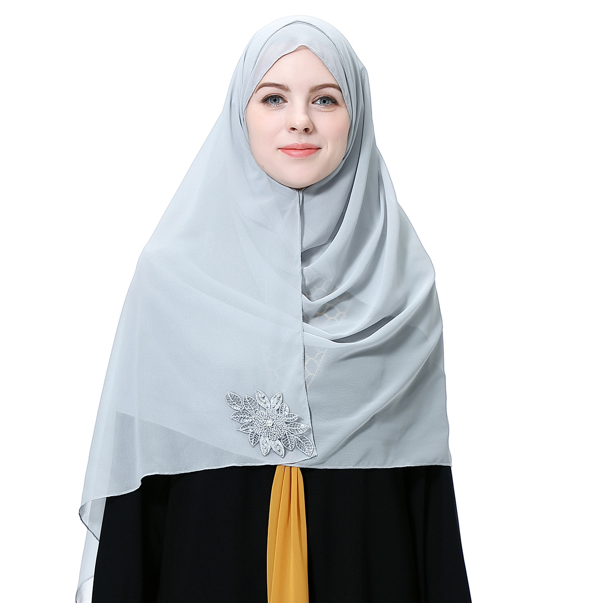 Muslim Women Chiffon Hijab Long Scarf Headwear Islamic Arab Wrap Shawls