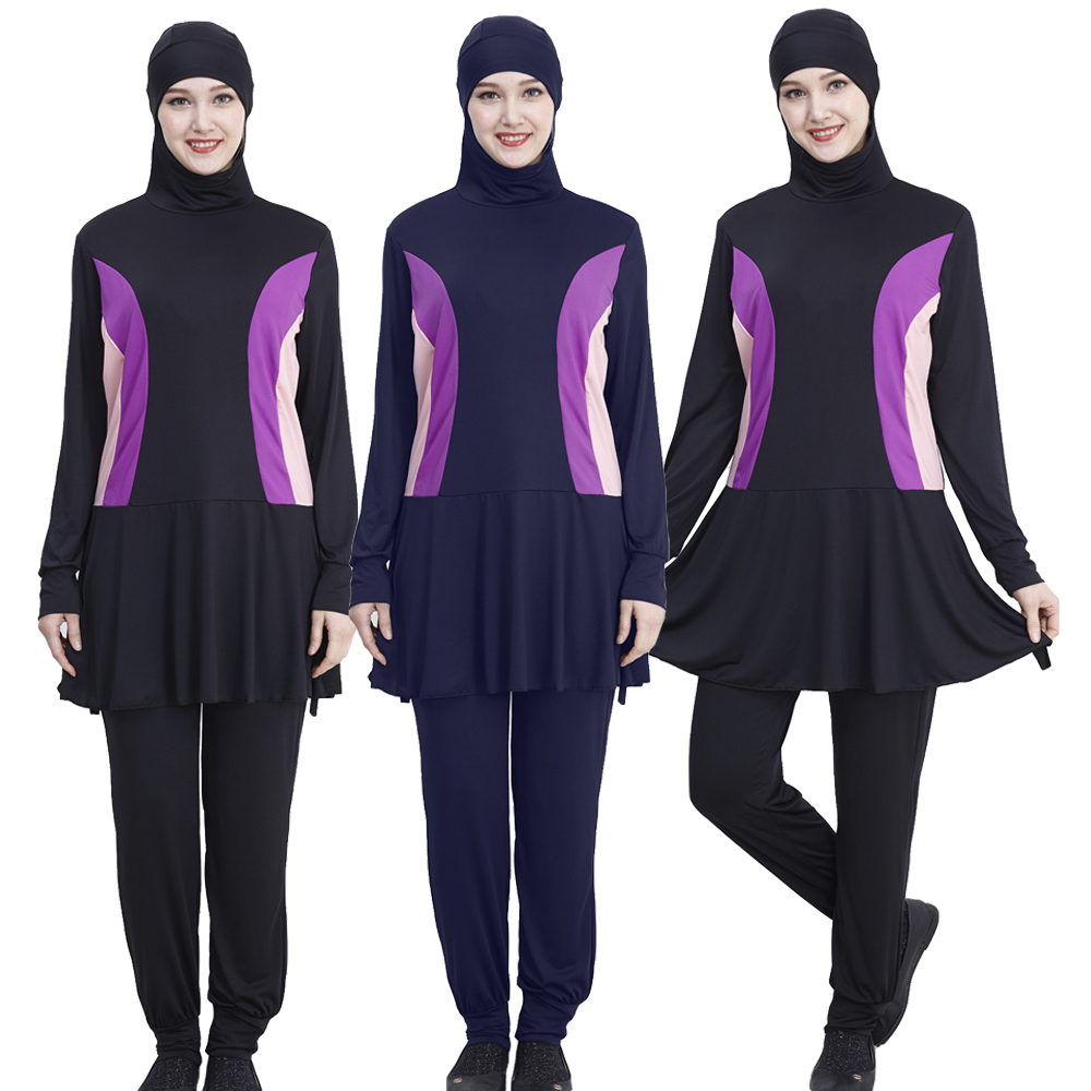 New Women Islamic Swimwear Muslim Swimsuit Burkini Modesty Full Cover ...