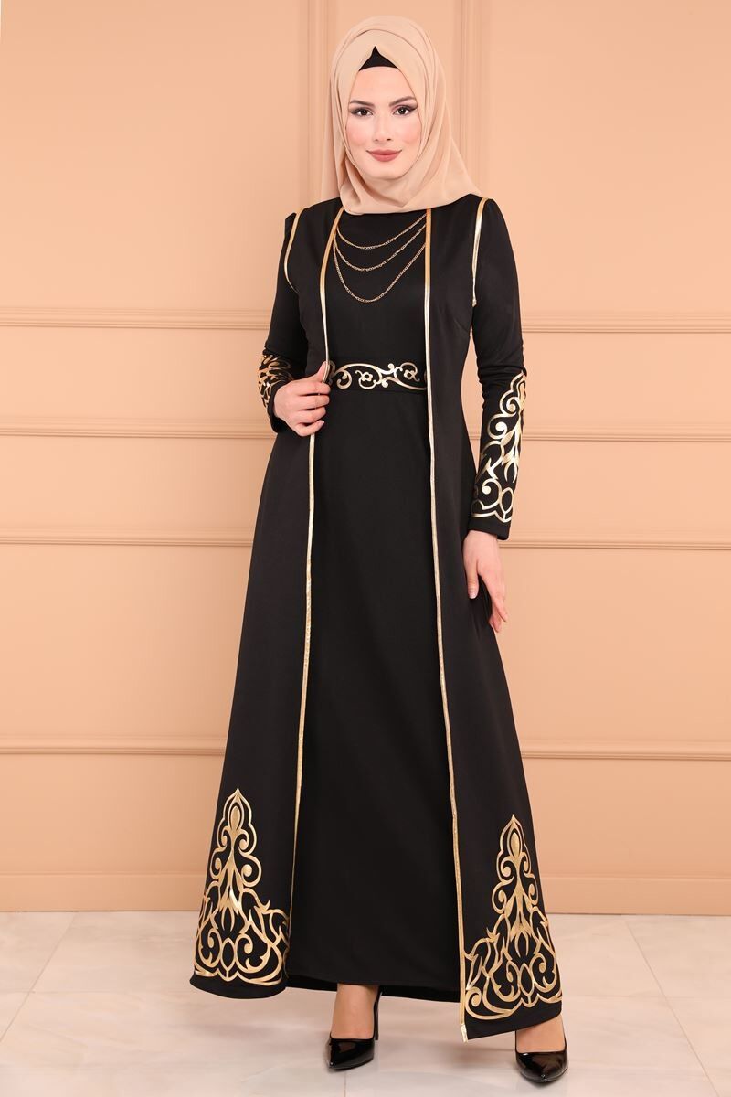 Dubai Maxi Party Dress Women Muslim 2pcs Abaya Islamic Kaftan Robe Gown Ramadan Ebay
