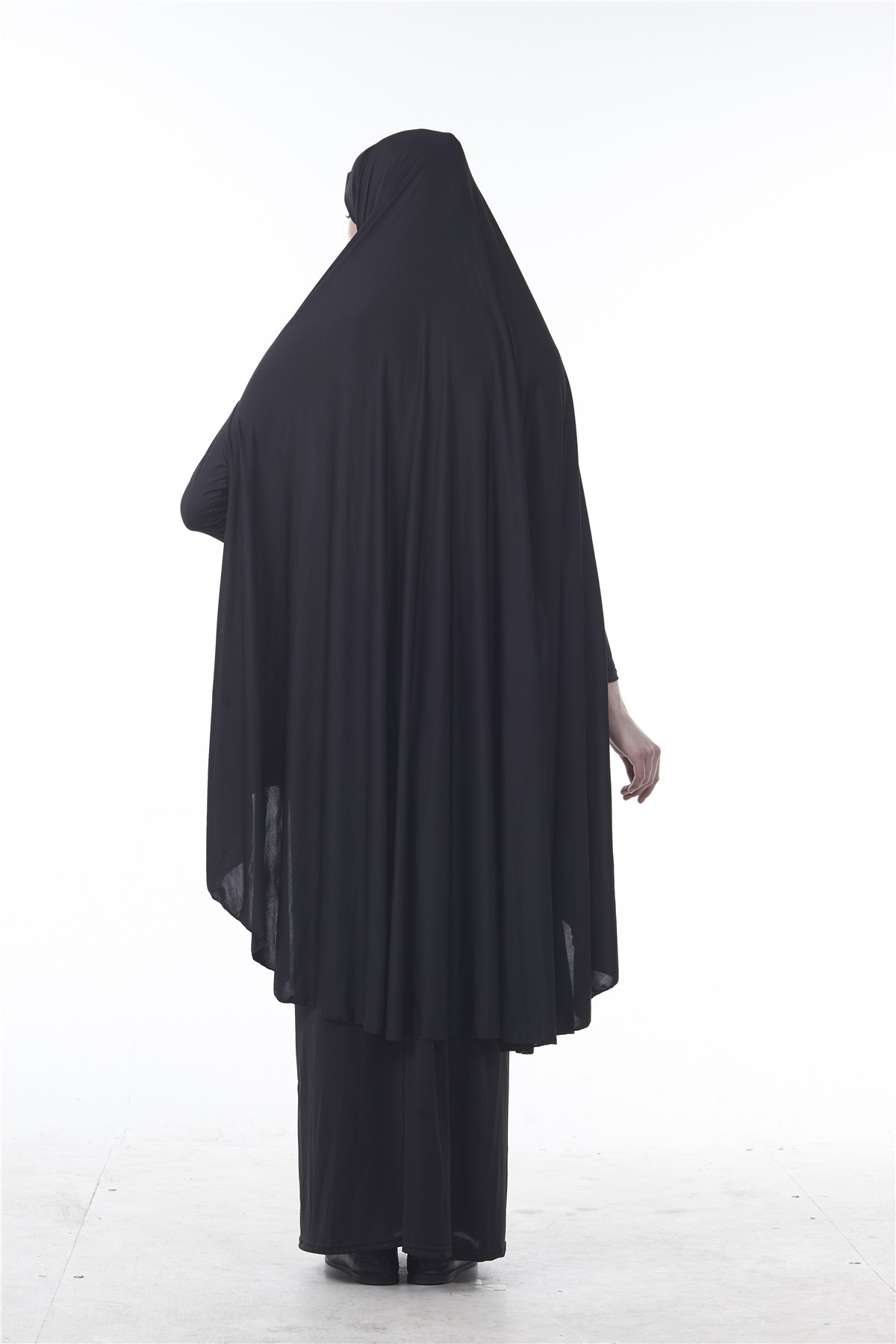 Muslim Women 2 Piece Prayer Dress Ahram Maxi Hijab Khimar Jilbab Abaya ...