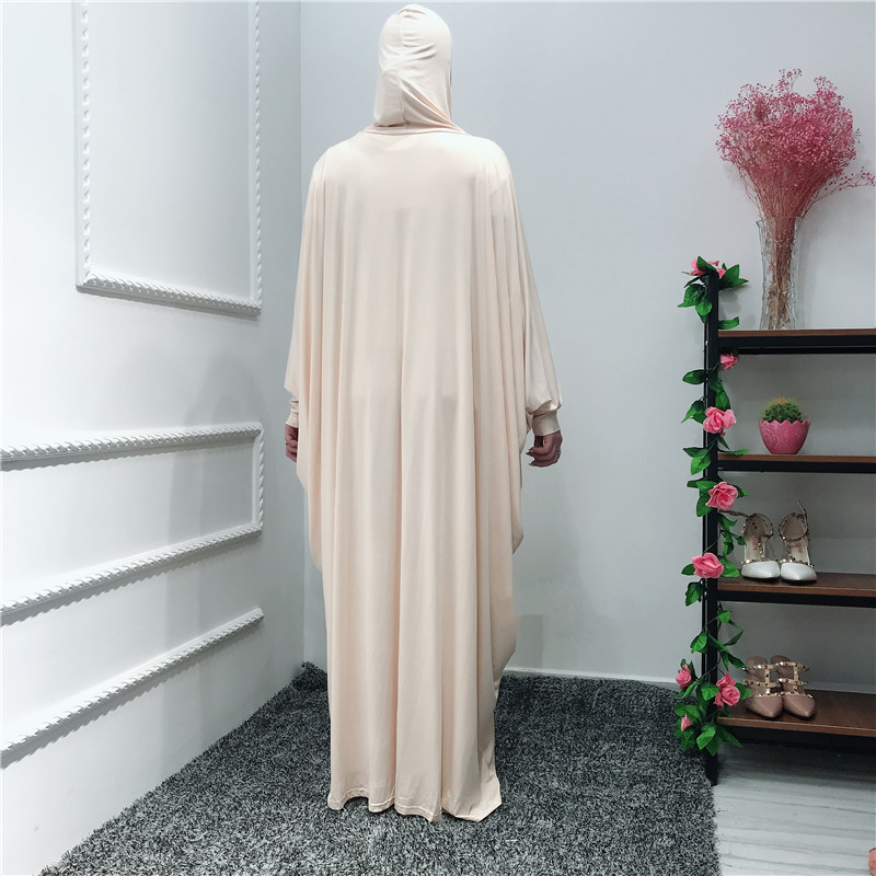 Muslim Women Prayer Dress Dubai Khimar Long Hijab Jilbab Islam Overhead ...