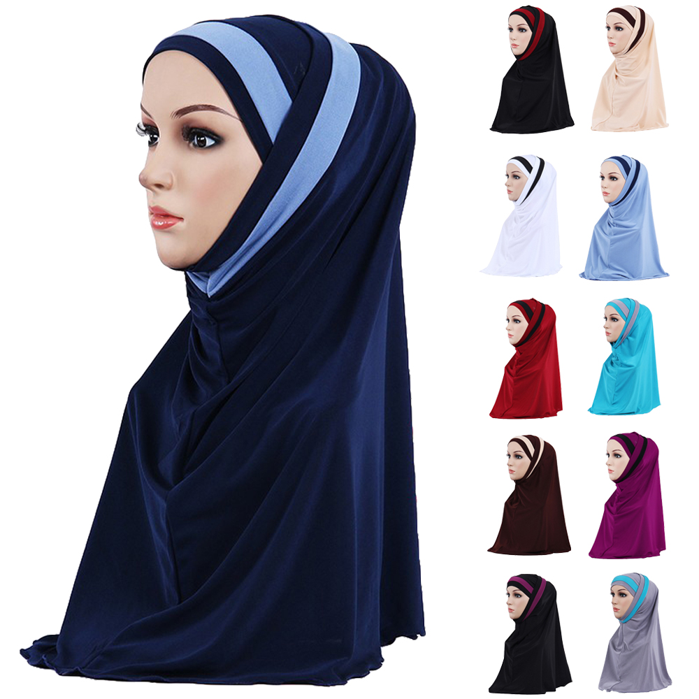 Ramadan Women Muslim Long Scarf Hijab Islamic Shawls Arab Shayla Headwear Hats Ebay