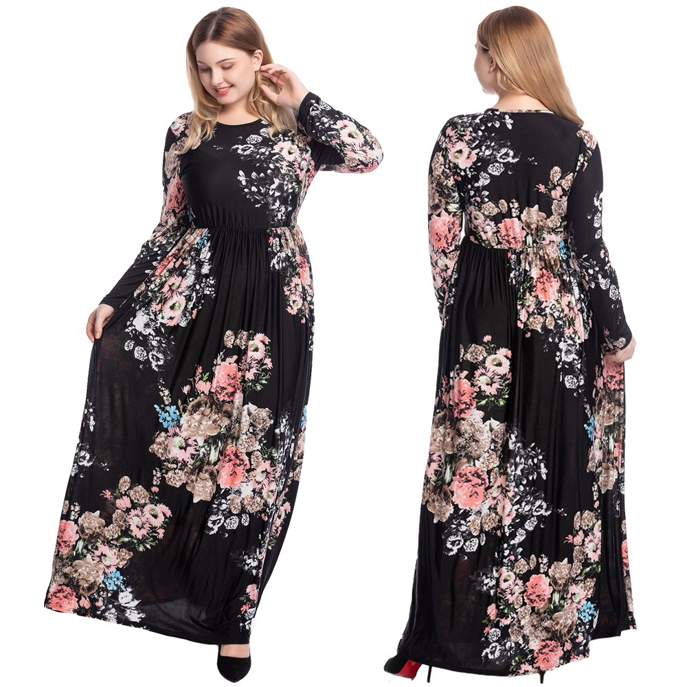 plus size long maxi