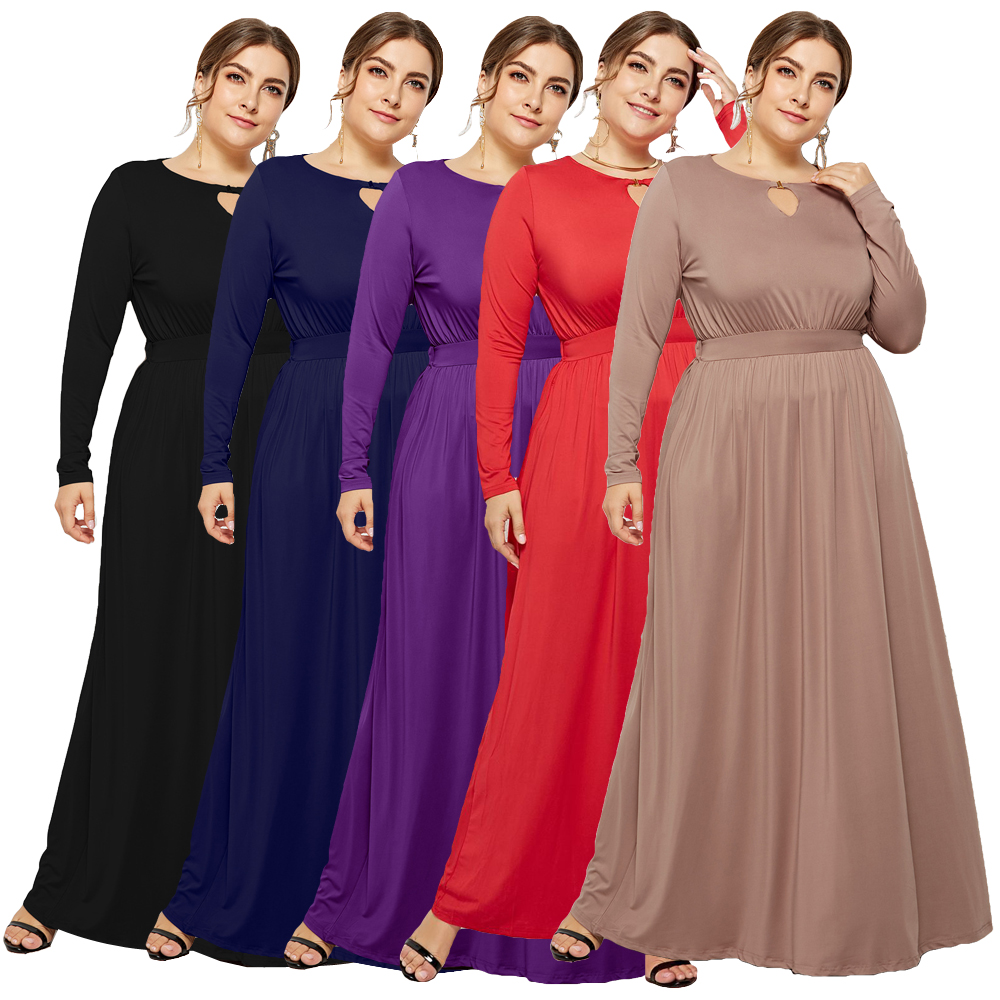 Women Plus Size Maxi Cocktail Party Wedding Evening Formal Long