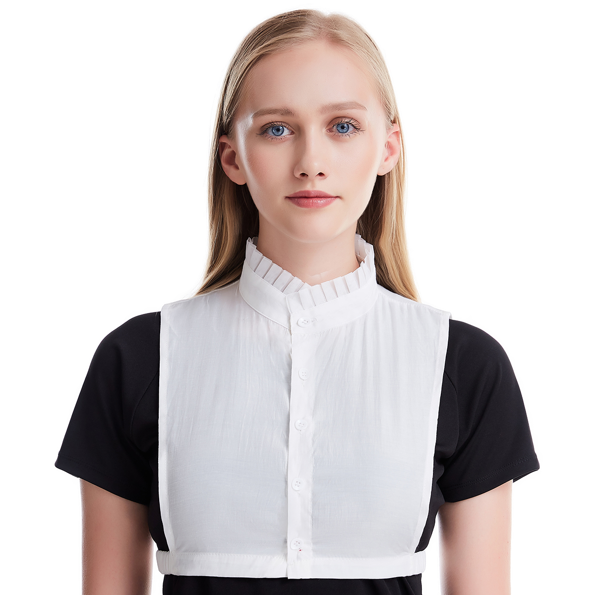 Women False Collar Fake Half Shirt Blouse Vintage Detachable Lace Collar Bib