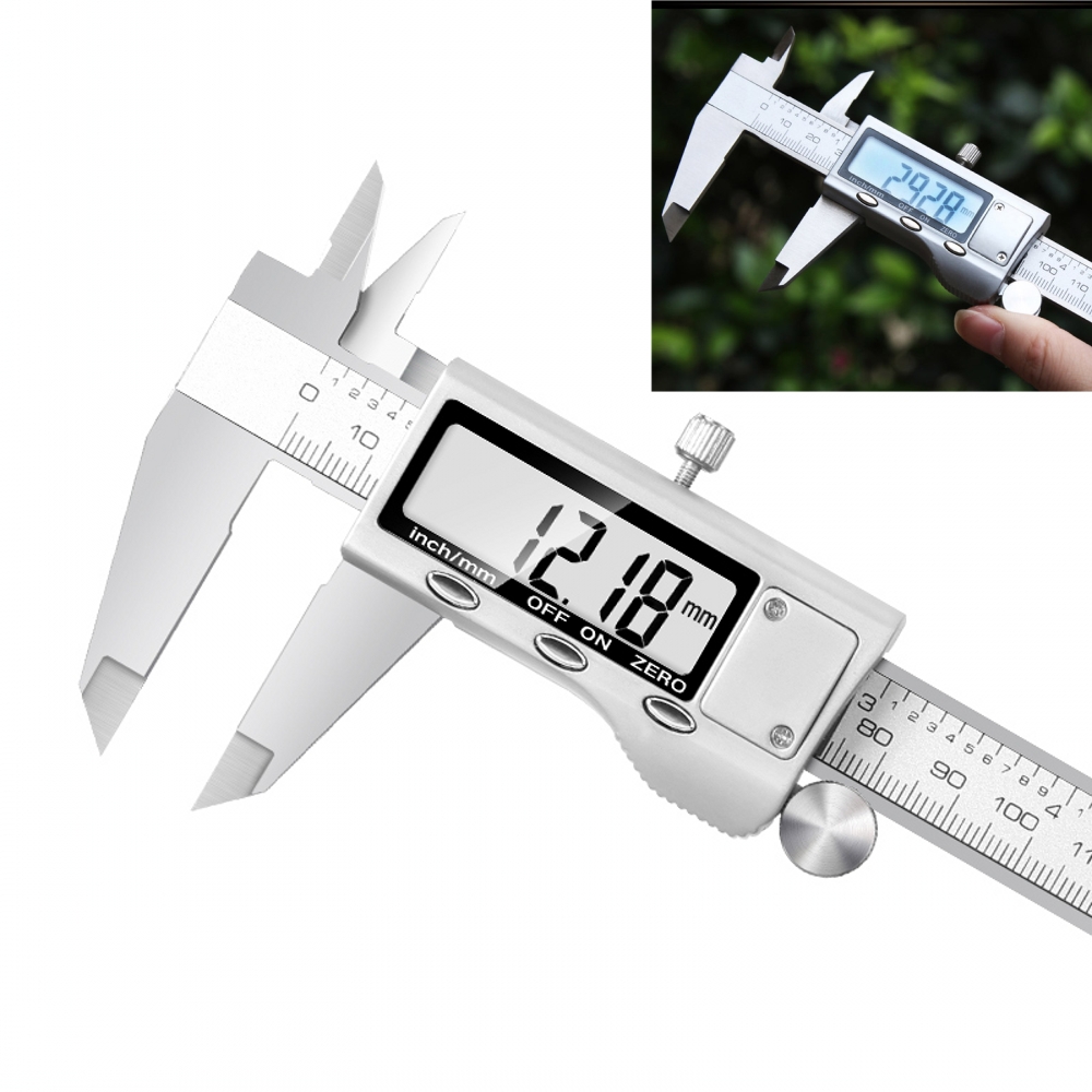 6inch 150mm Electronic Digital Gauge Measuring Stainless Steel Vernier