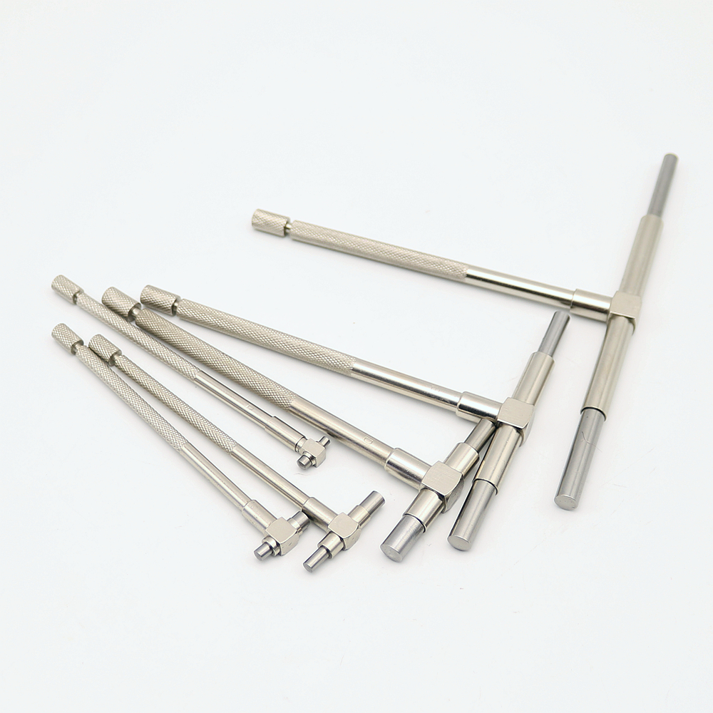 6Pcs 8150mm Telescopic Adjustable Inner Diameter Hole Measuring Gauge