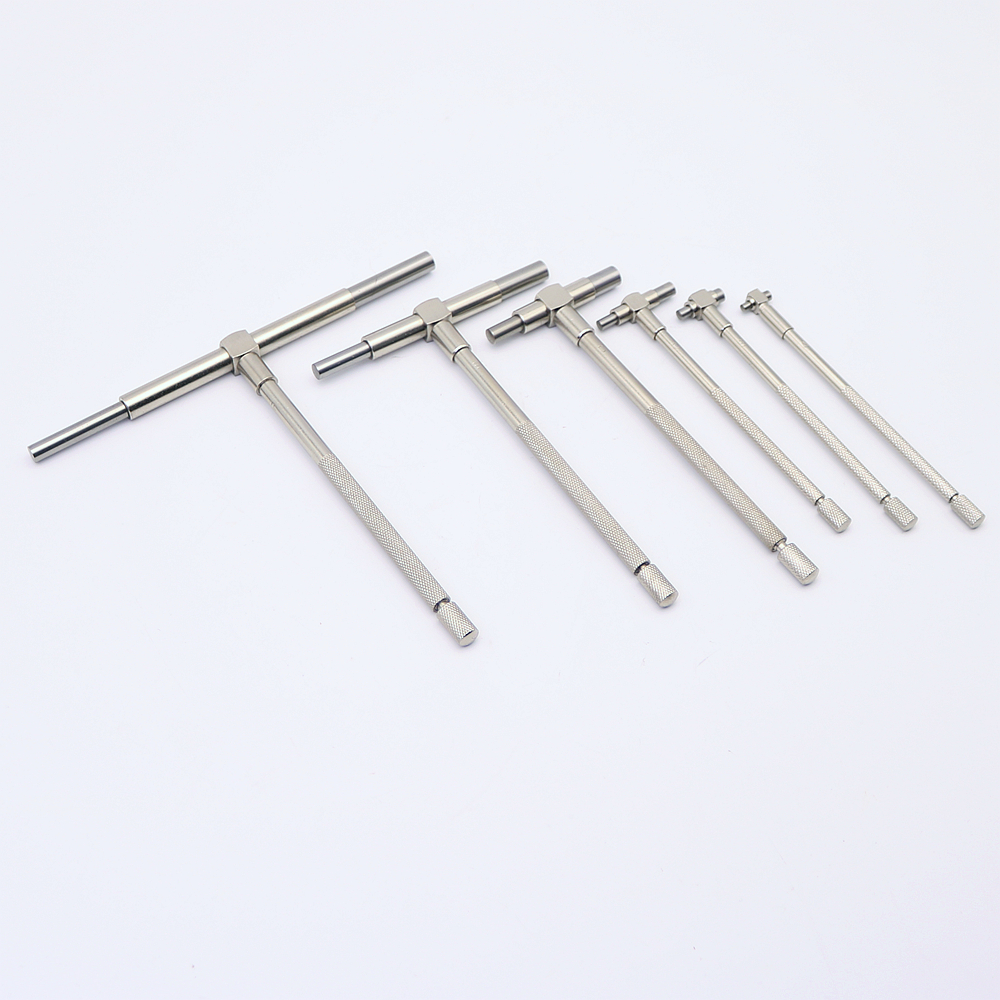 6Pcs 8150mm Telescopic Adjustable Inner Diameter Hole Measuring Gauge