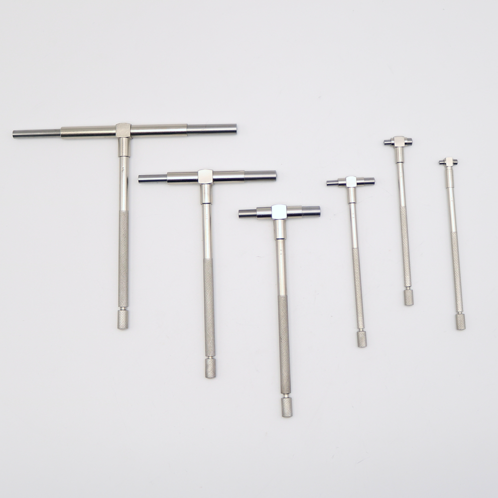 6Pcs Telescopic Gauge 8-150mm Adjustable Inner Diameter Gauge Micrometer Measuring Tools