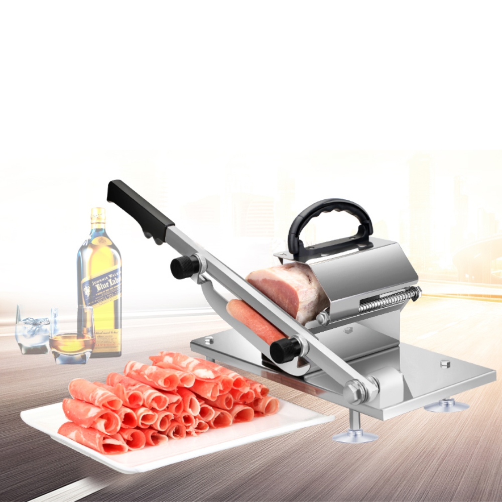 Manual Frozen Meat Slicer Beef Mutton Sheet Roll Cleavers Vegetable