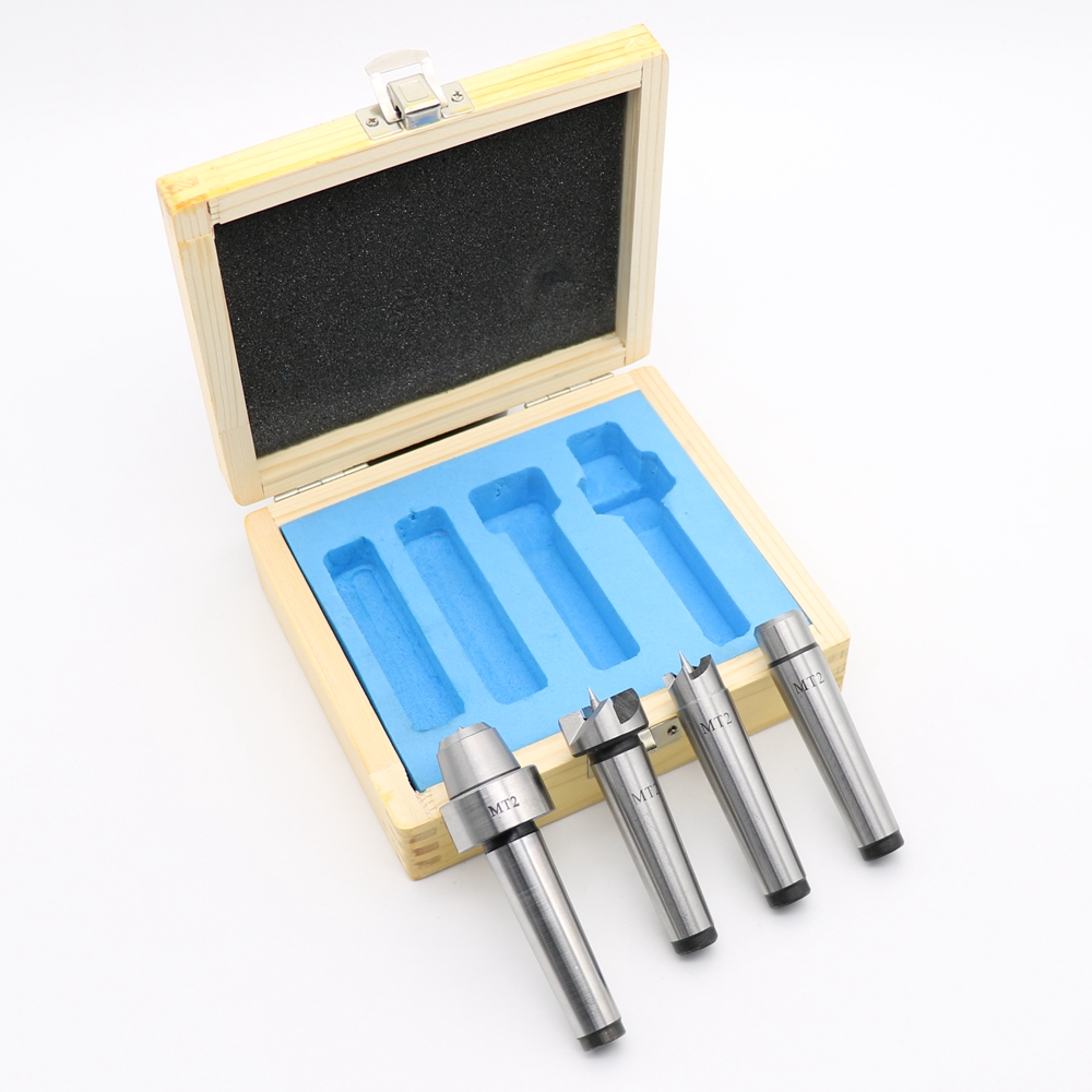 4Pcs MT2 Wood Turning Lathe Live Center Set Arbor Turning Tools With Wooden Case eBay