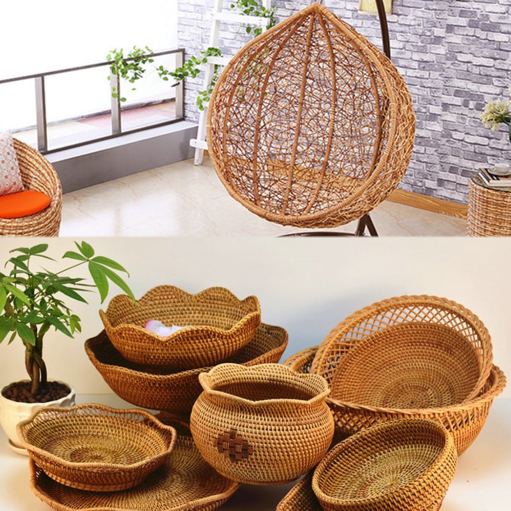 G Four Lines Synthetic Rattan Weaving Material Plastic Knit Pe