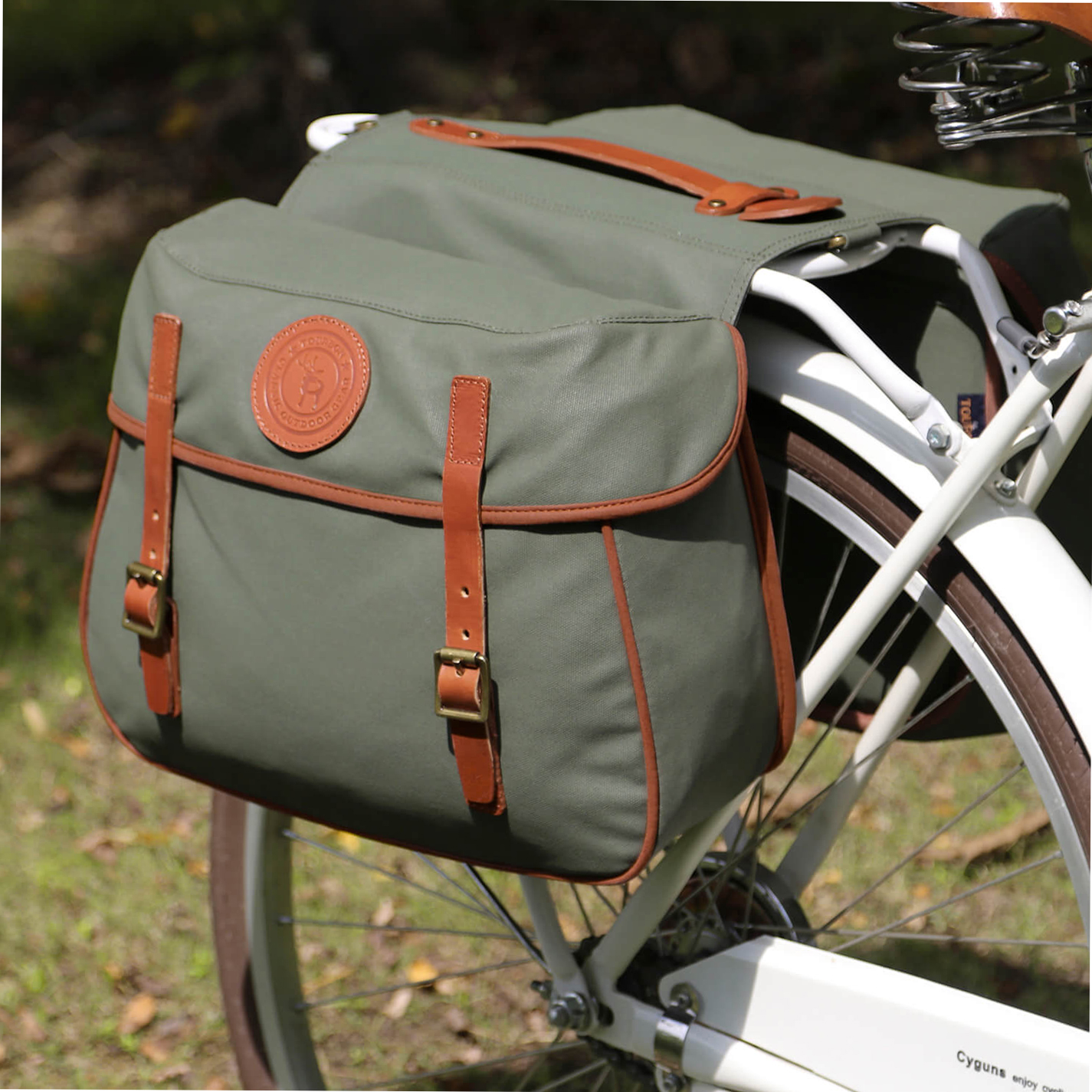 canvas bicycle panniers