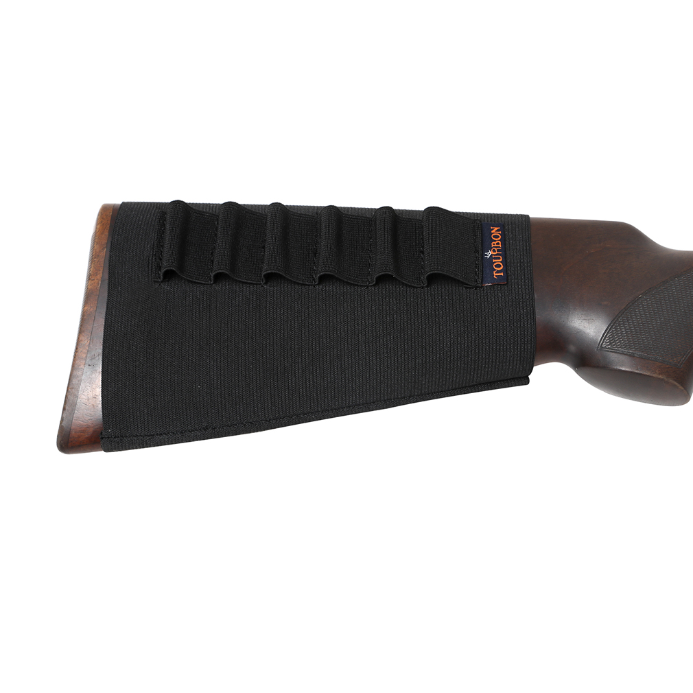 Tourbon Shotgun Cartridges Holder Buttstock Sleeve Ammo 6 Rounds Shells
