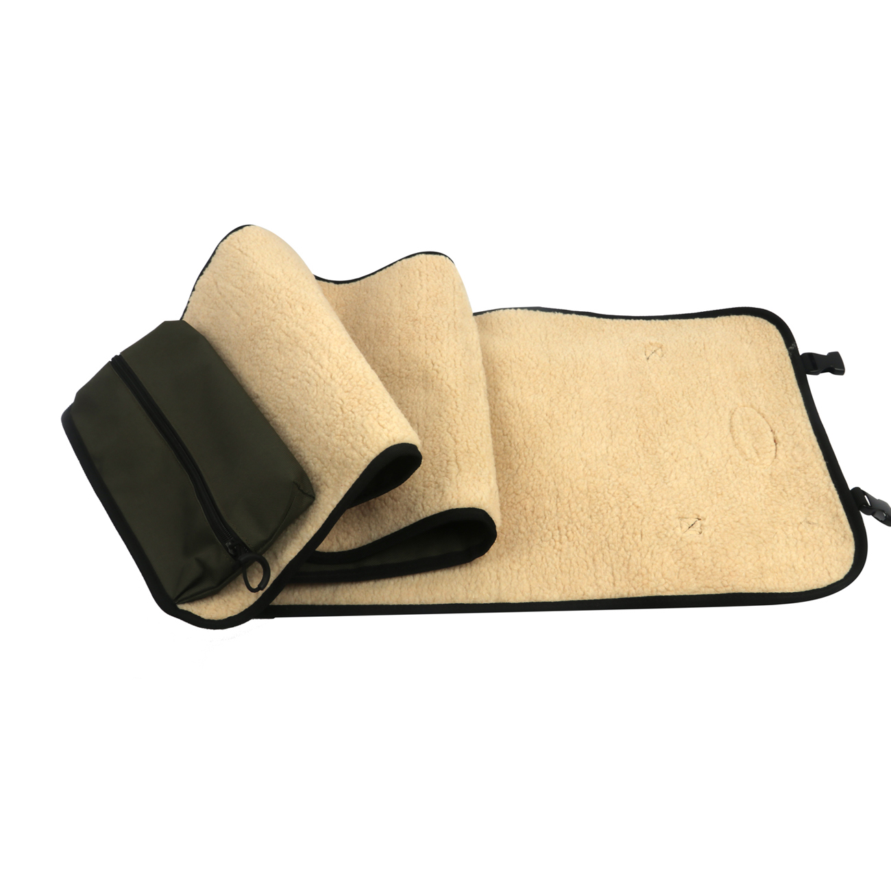 Tourbon Shotgun/Rifle Cleaning Mat Pad Clean Kits Pocket Rollup Fleece