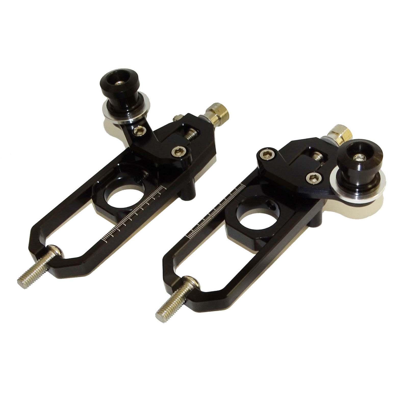 Rear Axle Chain Adjuster Tensioner w/ Spools For KAWASAKI Ninja ZX-10R 2011-2015 - Picture 8 of 16