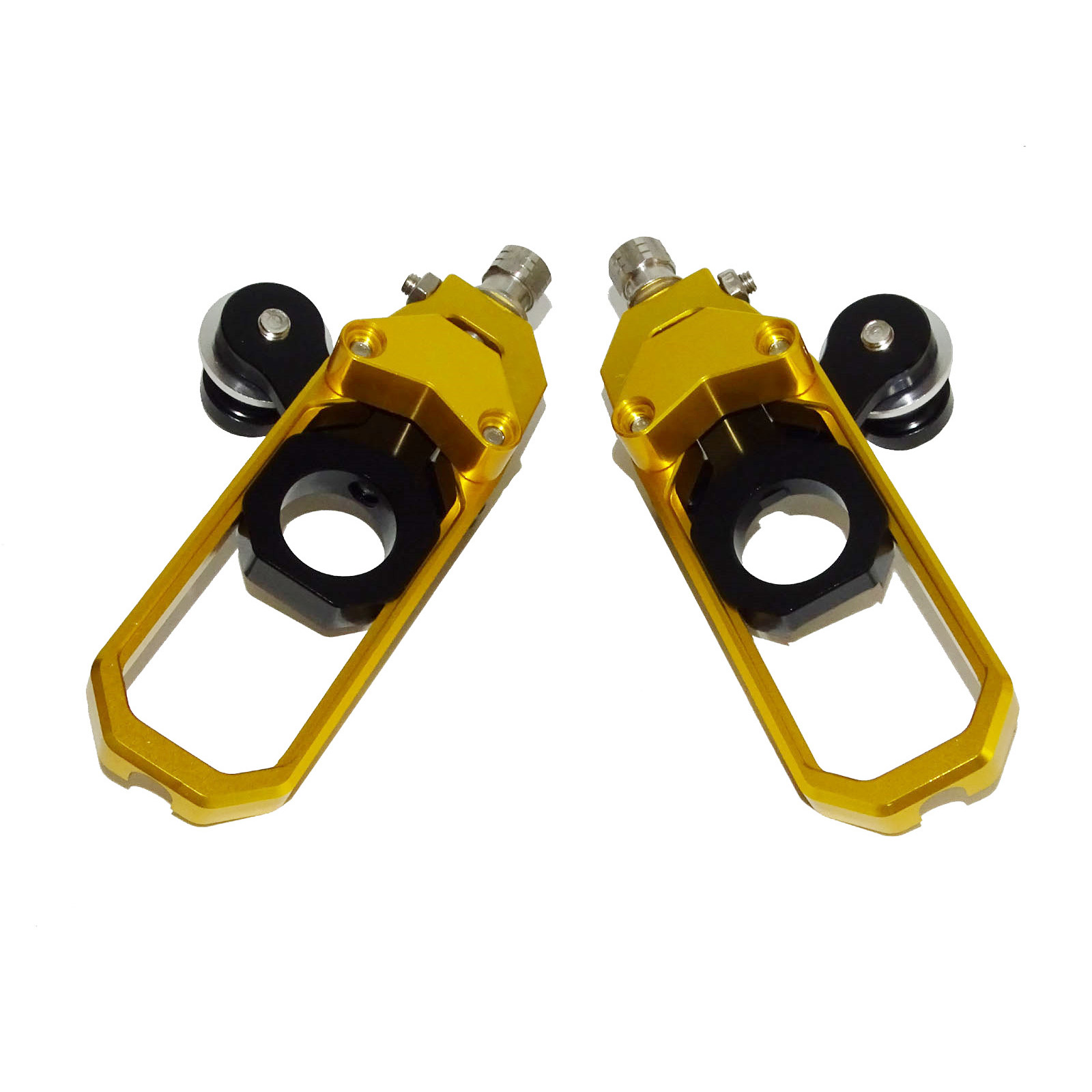 Rear Axle Chain Adjuster Tensioner w/ Spools For KAWASAKI Ninja ZX-10R 2011-2015 - Picture 15 of 16