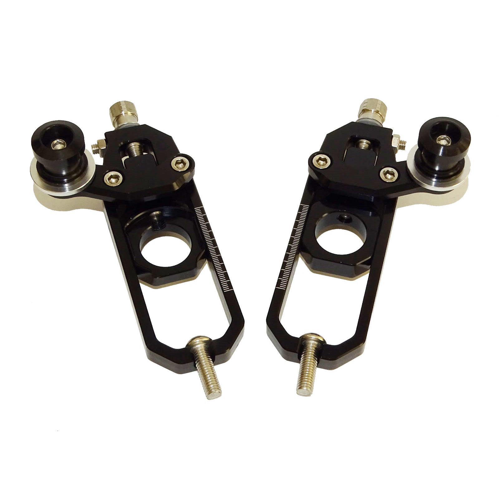Rear Axle Chain Adjuster Tensioner w/ Spools For KAWASAKI Ninja ZX-10R 2011-2015 - Picture 7 of 16
