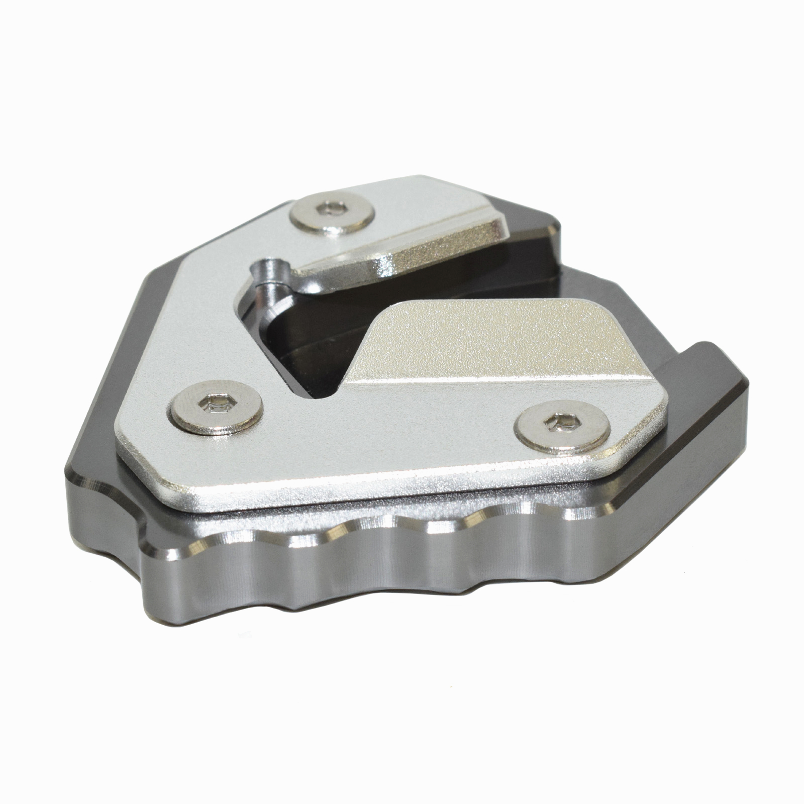 CNC Large Kickstand Sidestand Pad Extension Enlarge Foot Side Plate For Bmw R1200 Nine T 2014