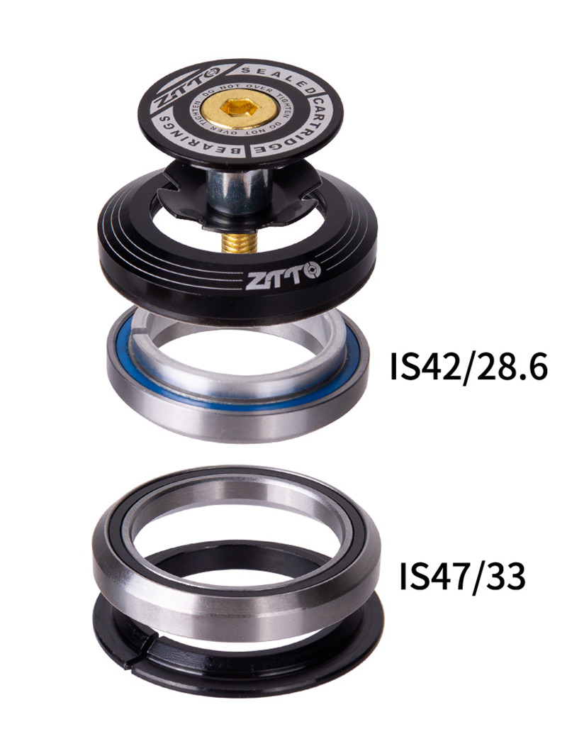 AL6061 T6 ZTTO 4247T Mountain Bike Bicycle Bearing Headset 33mm Built-in Bearing