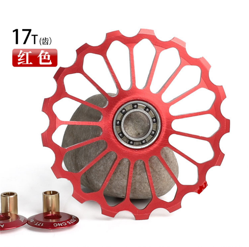 8-17T Ceramic Bearing Jockey Wheel Pulley Road Bike Rear Derailleur For 4//5//6MM