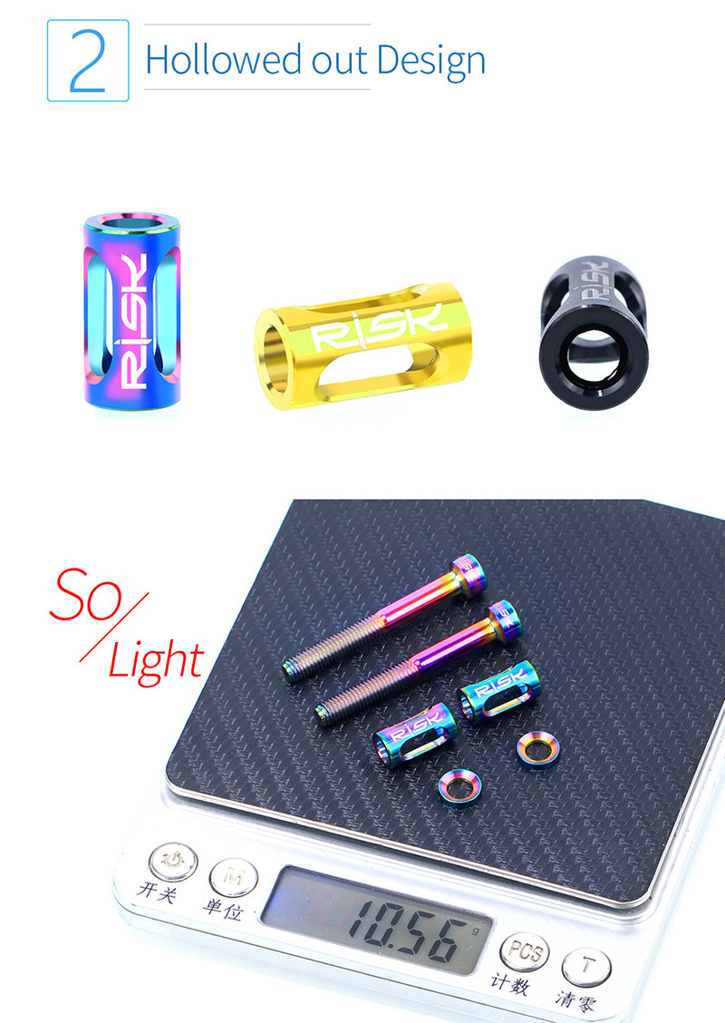 M5x40mm Titanium Bike Computer Holder Fixed Bolt MTB Bicycle Speedometer Screw