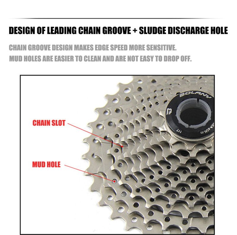 BOLANY Cassette 11 Speed 11-36T Freewheel Road Bike Bicycle Flywheel Sprocket