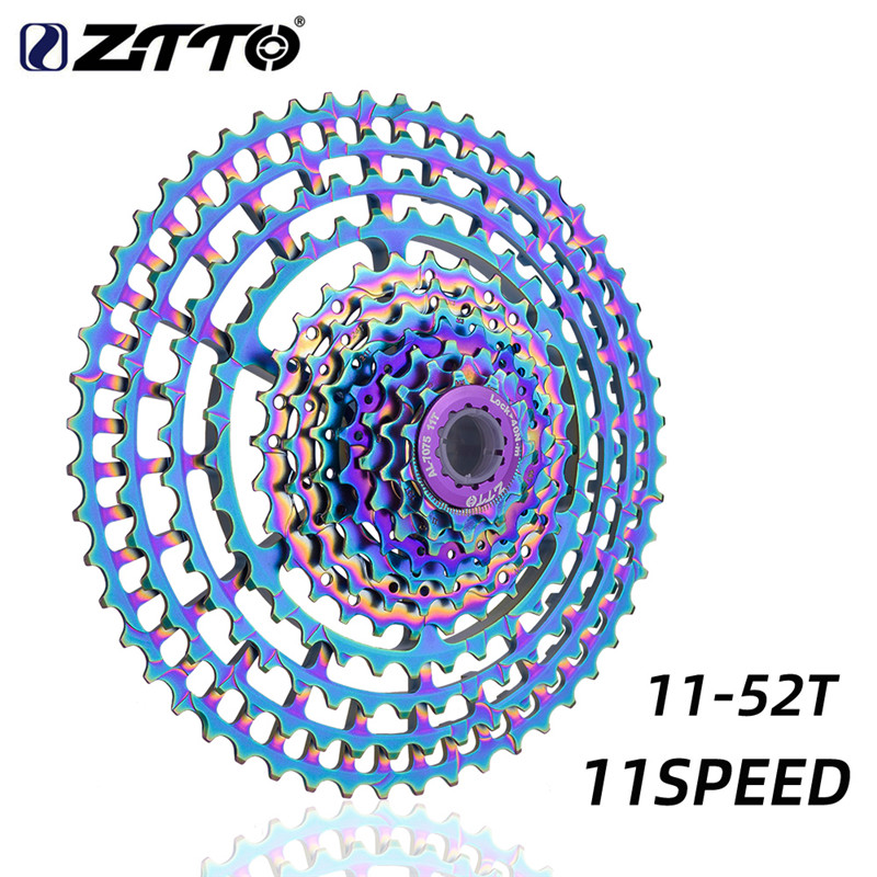 11-Speed ZTTO UltraLight Aluminium alloy Rainbow Mountain Bike Cassette11-52T