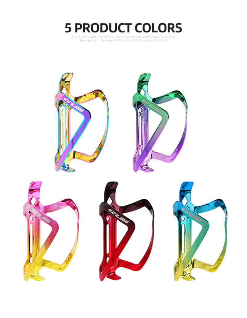 Aluminum Bicycle Bike Cycling Water Bottle Cage Drink Rack Holder Bracket JEDX5