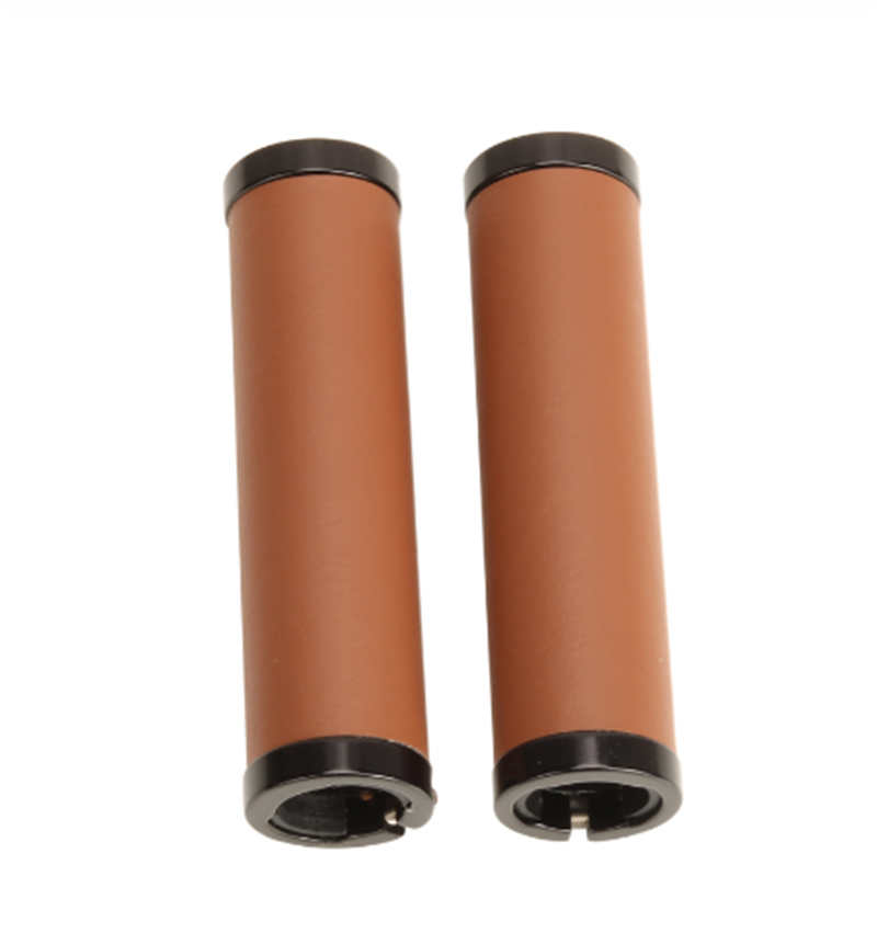 leather mtb grips