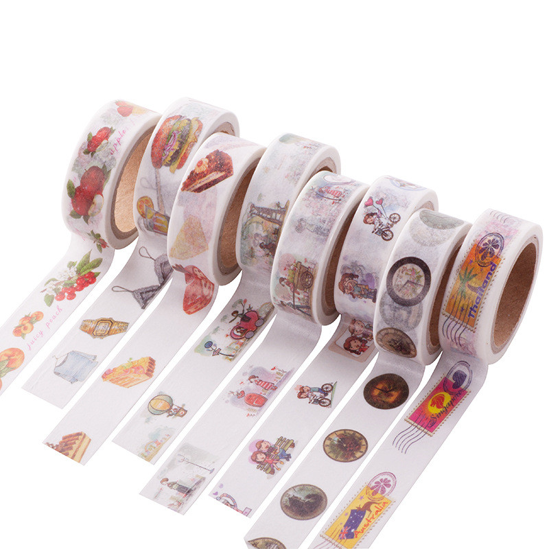 Hand Drawn Washi Tape Adhesive Masking Paper Sticker Scrapbooking