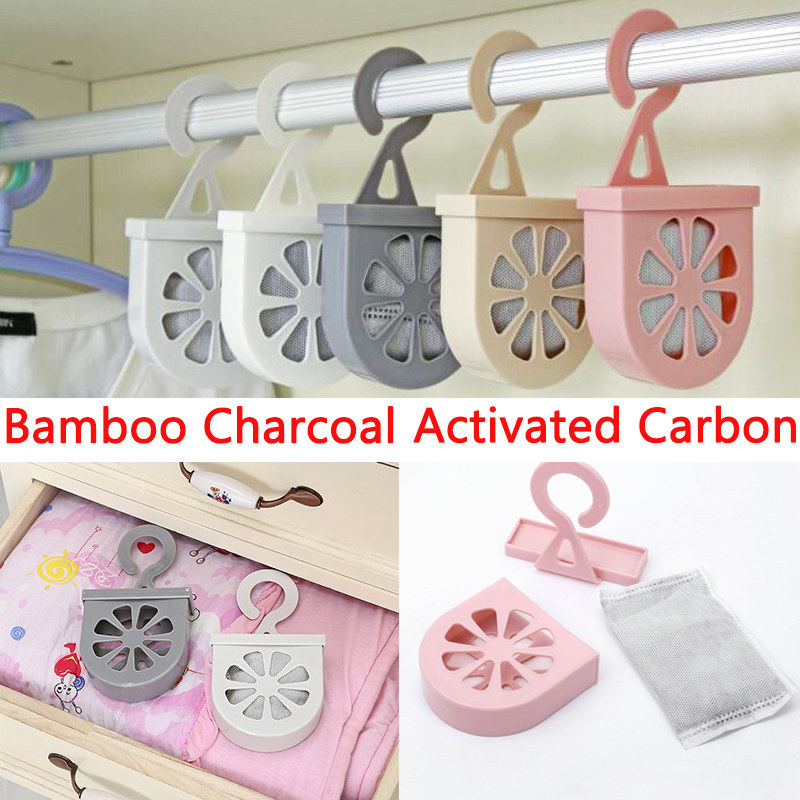 Bamboo Charcoal Activated Carbon Hanging Air Freshener Fridge