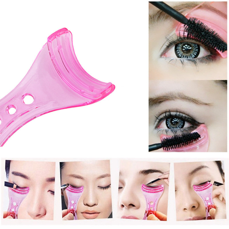 Trendy Mascara Shield Guard Eyelash Applicator Eyeliner Guide Card