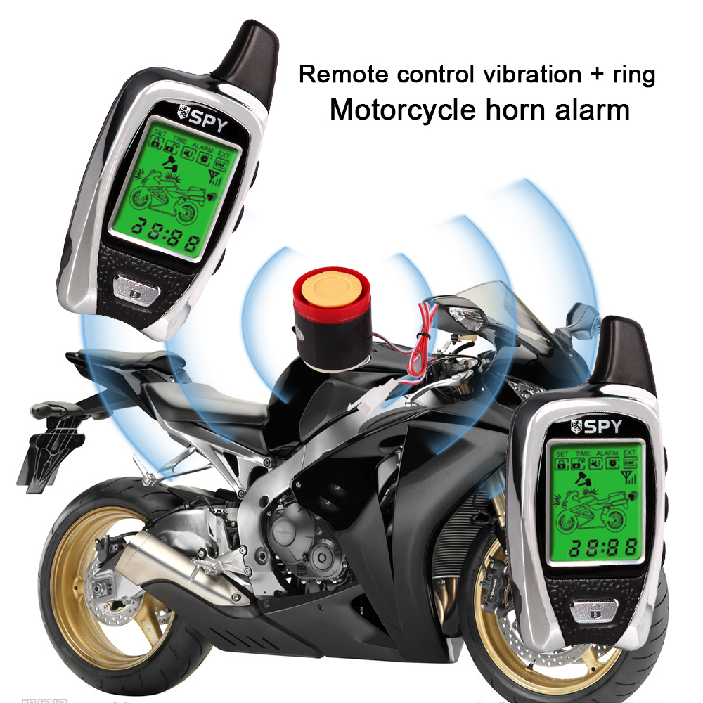 Spy 5000m Lcd Motorcycle Motorbike Alarm 2 Way Remote Start Spy 5000m Lcd Motorcycle Motorbike